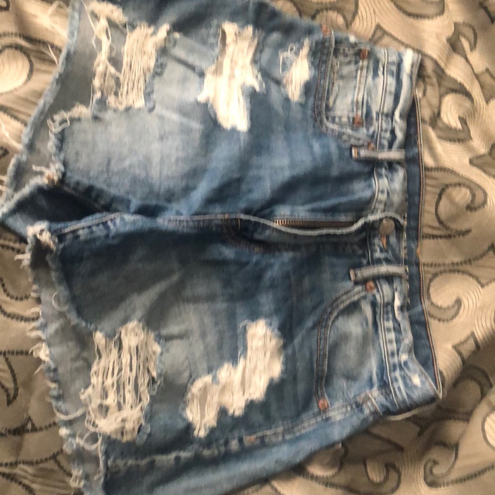 blue america eagle shorts